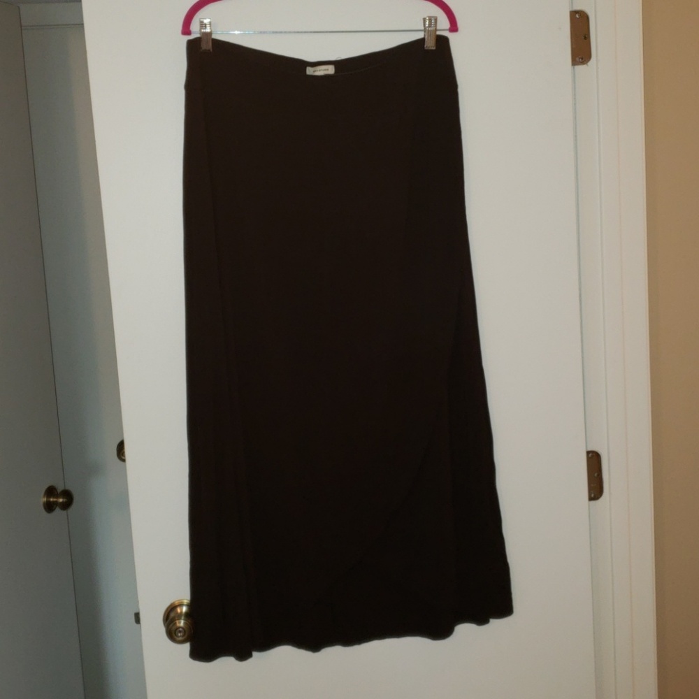 Black Max Studio faux wrap maxi